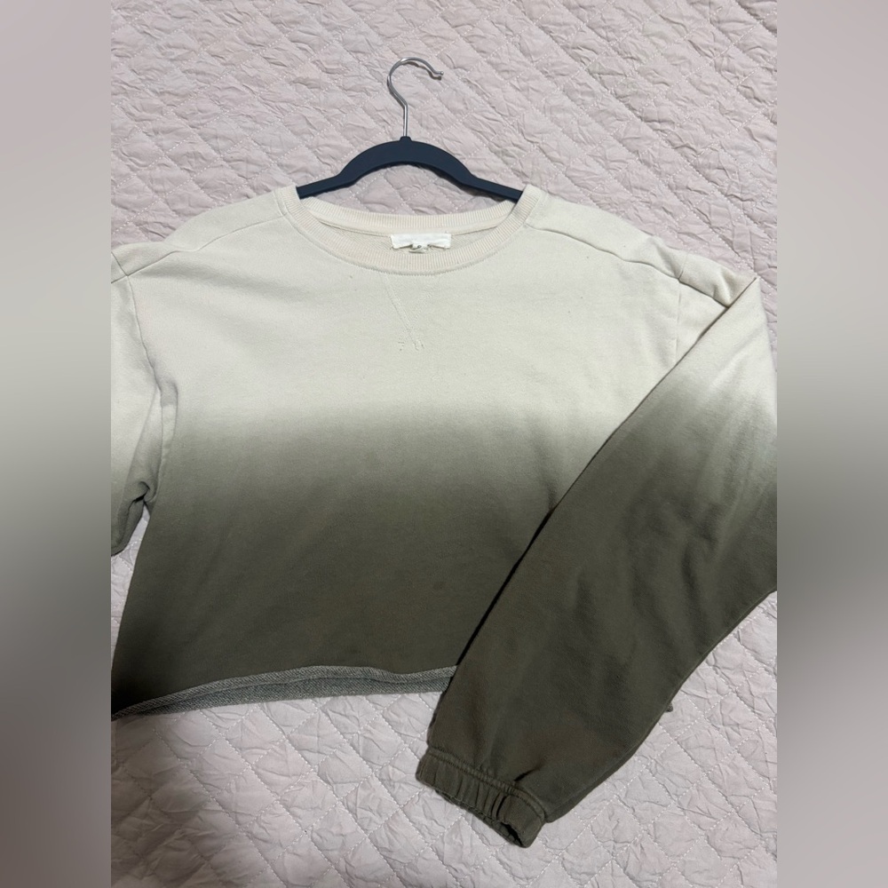 Ombre Long Sleeve Women's Sweatshirt